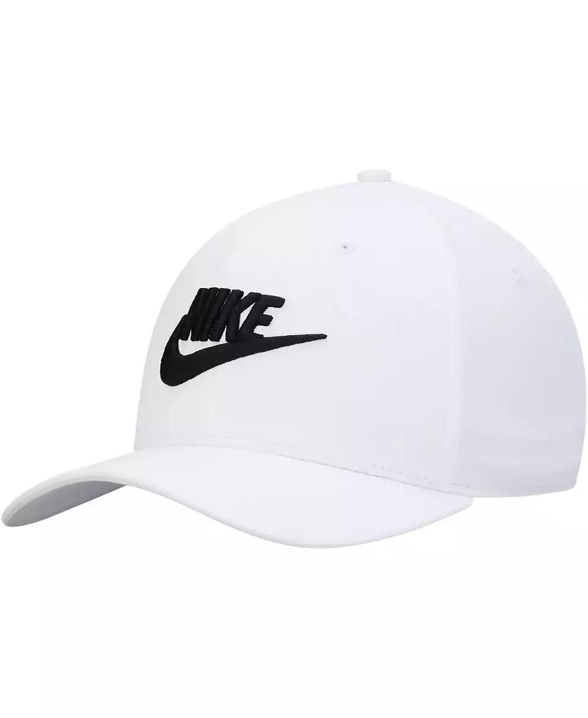 Nike Men's White Classic99 Futura Swoosh Performance Flex Hat 1