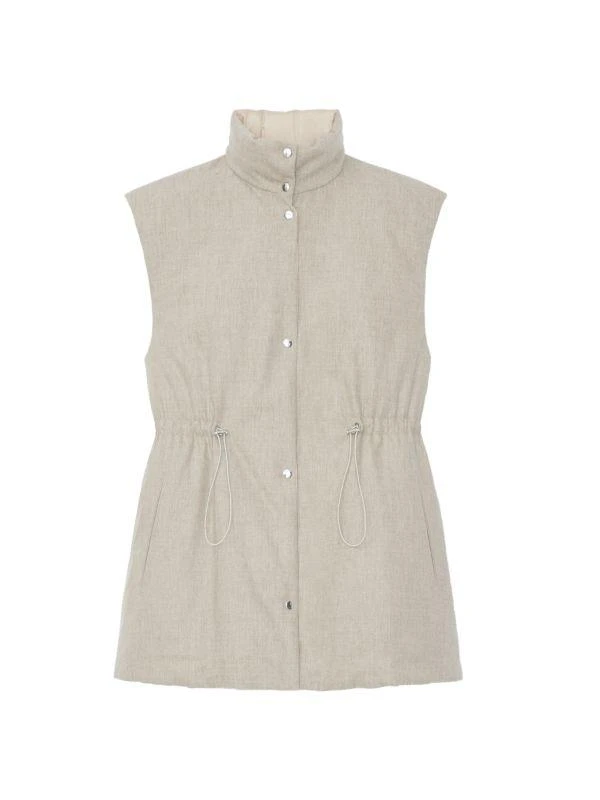 Lafayette 148 New York Reversible Quilted Vest 1