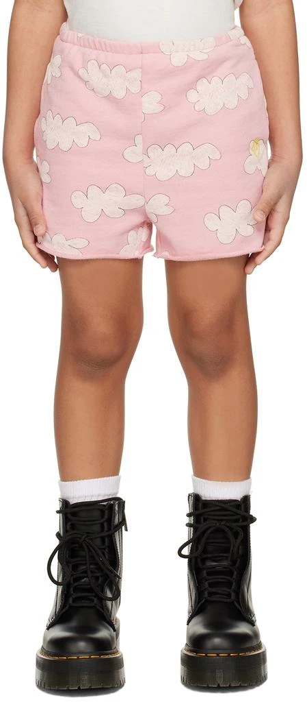 The Animals Observatory Kids Pink Hedgehog Shorts
