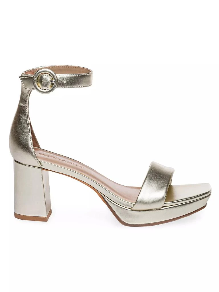 Bernardo Carla Leather Platform Sandals 1