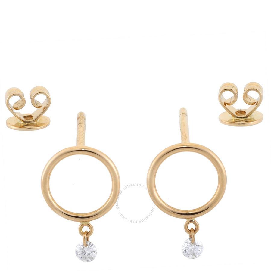 Persée Yellow Gold Boheme Diamond Earrings