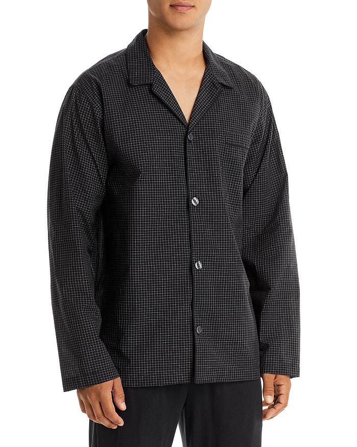 Ralph Lauren Cotton Check Button Down Pajama Shirt