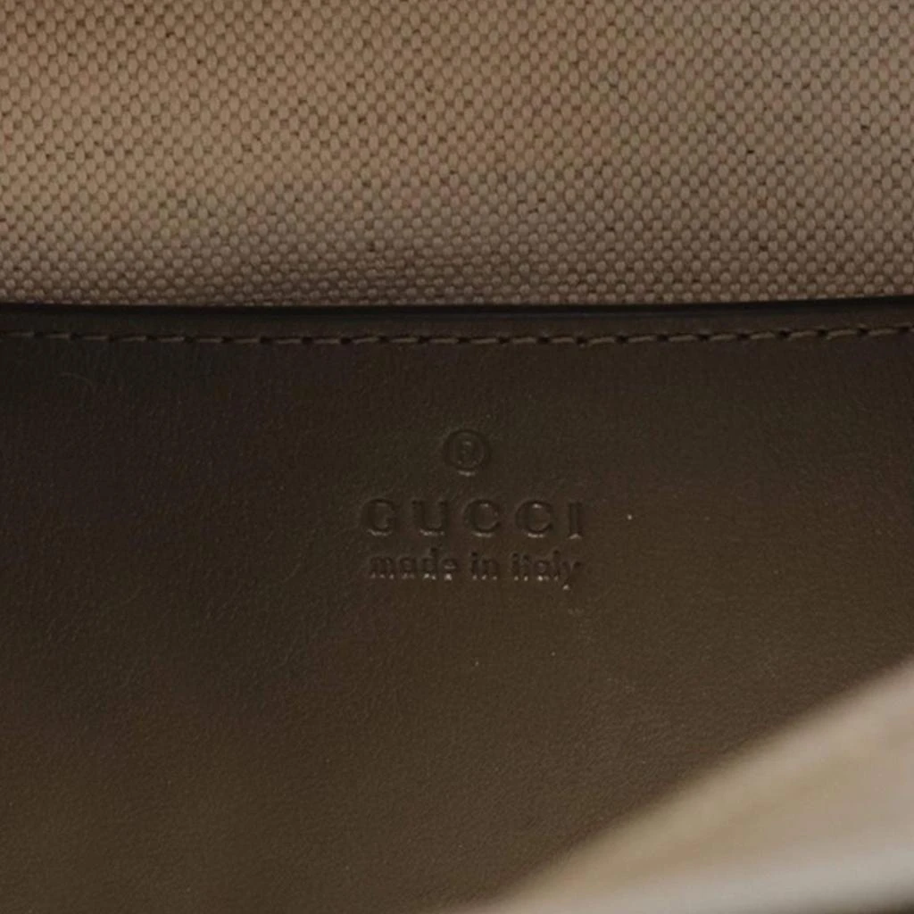 Gucci Gucci Sakai Be Green Calfskin Diagonal Stitched Blondie Top Handle Bag  4