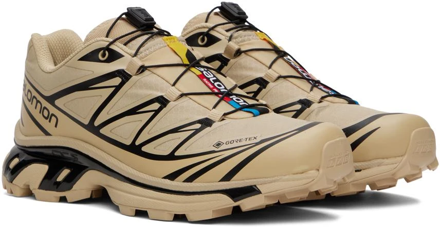Salomon Beige XT-6 GORE-TEX Sneakers 4