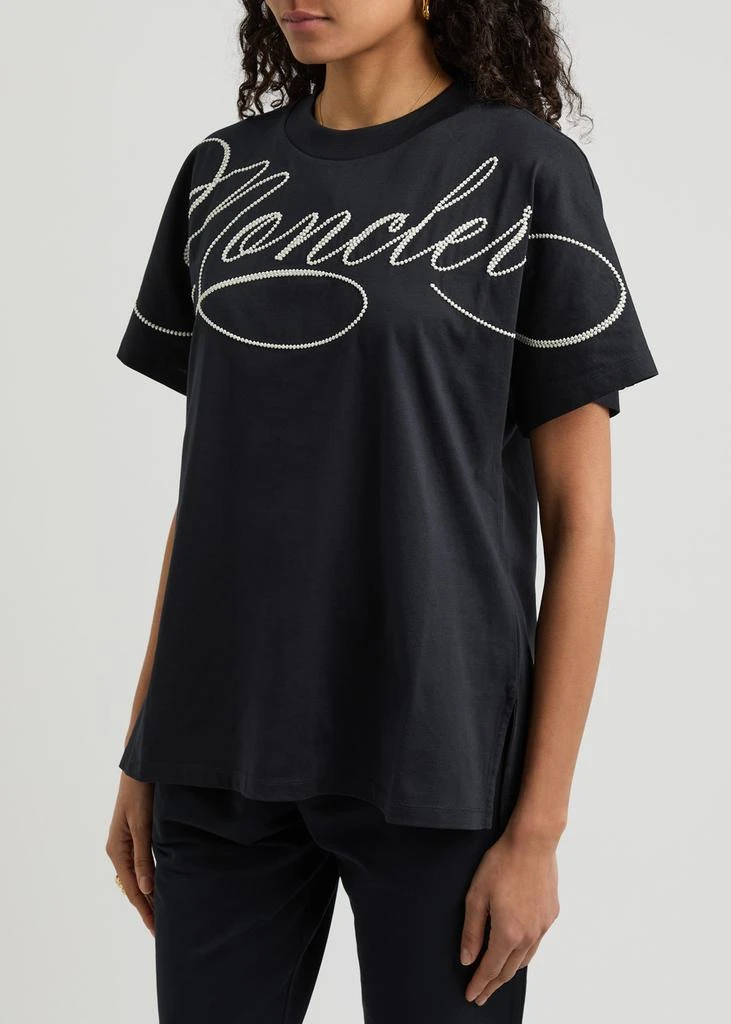 Moncler Logo-embroidered cotton T-shirt 2