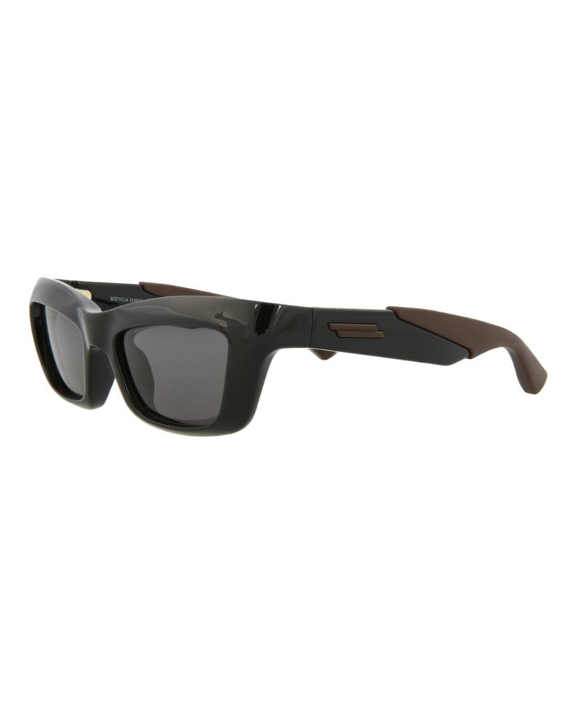 Bottega Veneta Square-Frame Injection Sunglasses