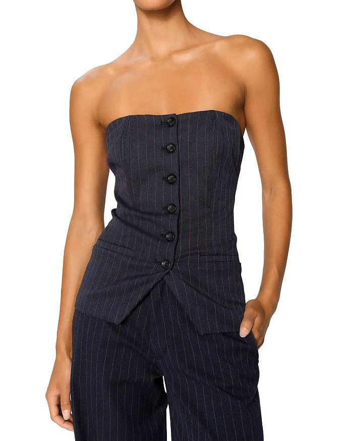 DL1961 Bustier Pinstripe Top 1