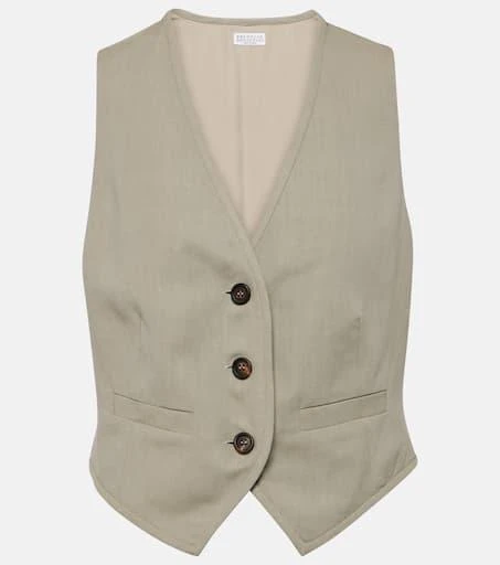 Brunello Cucinelli Single-breasted vest 1
