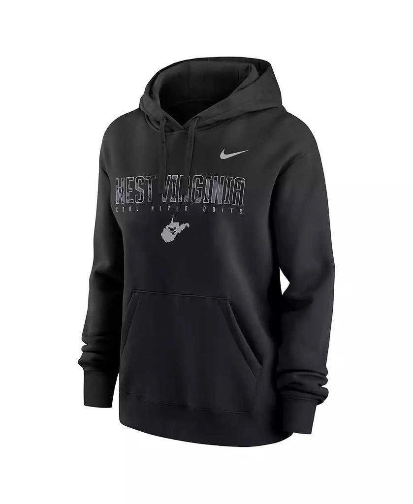 NIKE Women's Black West Virginia Mountaineers Coal Never Quits Pullover Hoodie 2