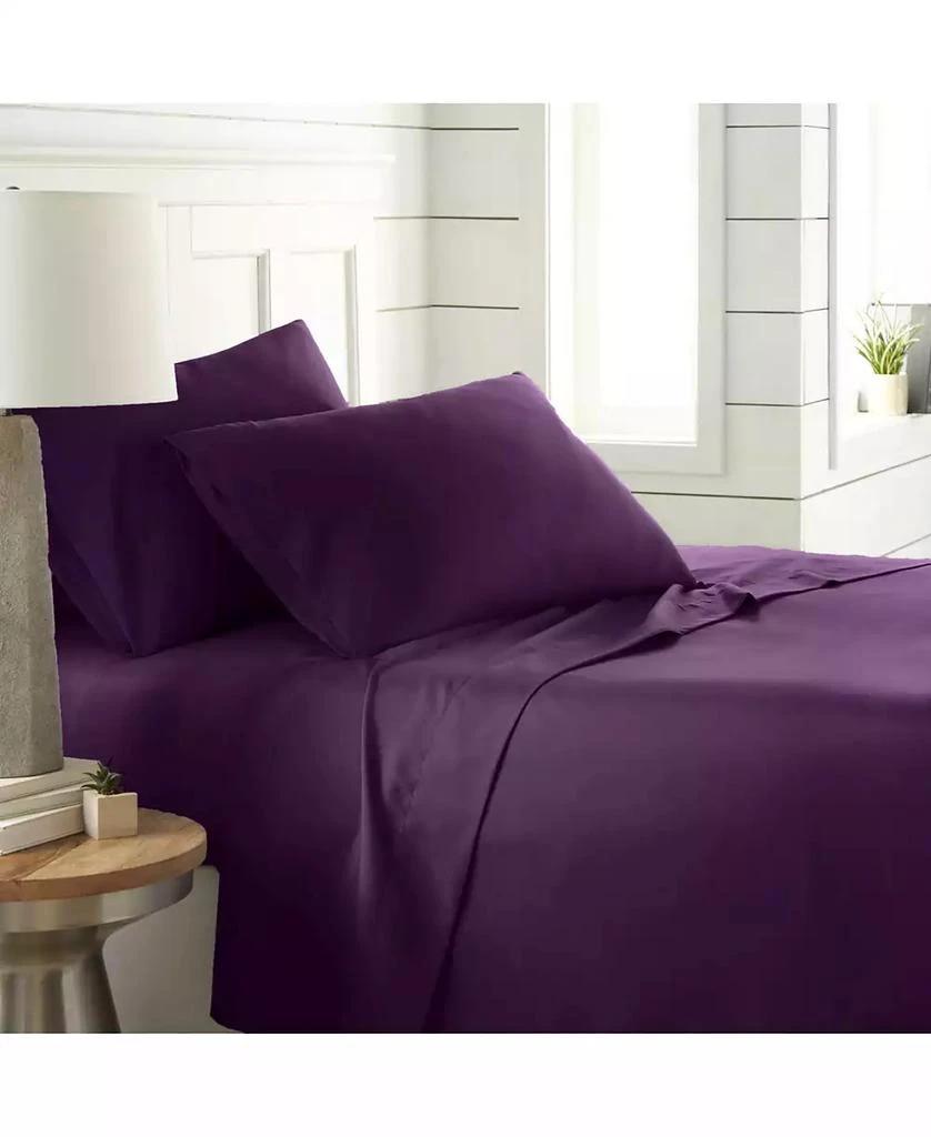 SOUTHSHORE FINE LINENS Chic Solids Ultra Soft 4-Pc. Sheet Set, Twin 6