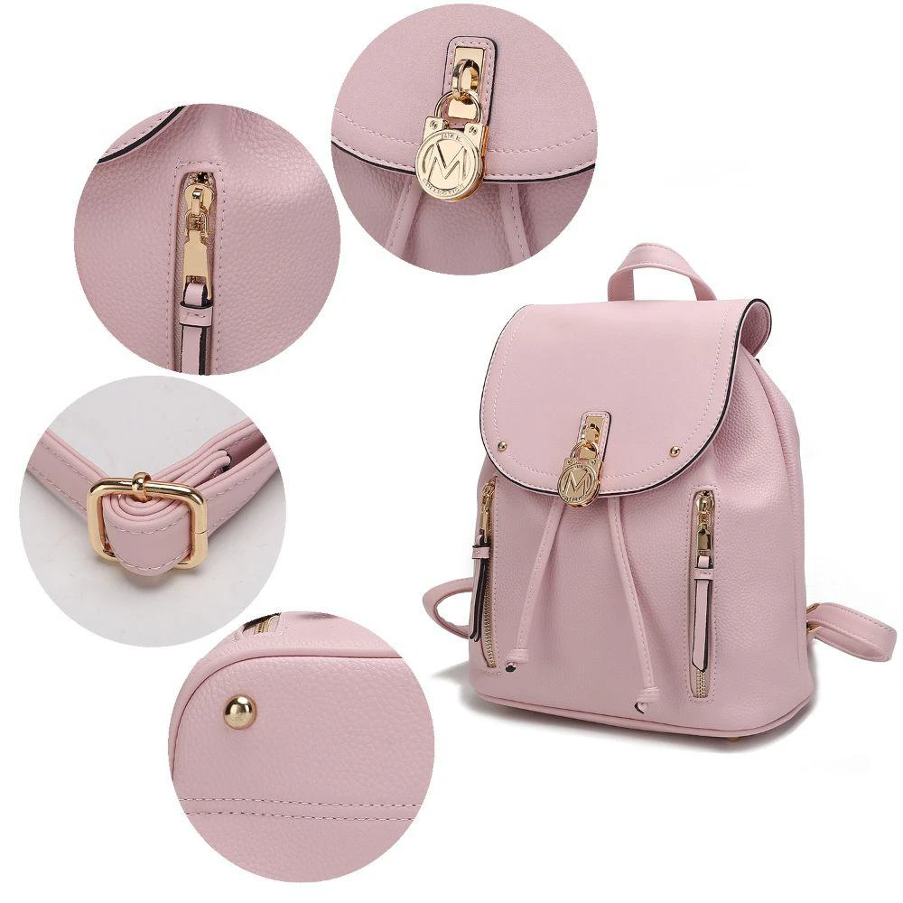 MKF Collection By Mia K. Xandria Vegan Leather Women’s Backpack 3
