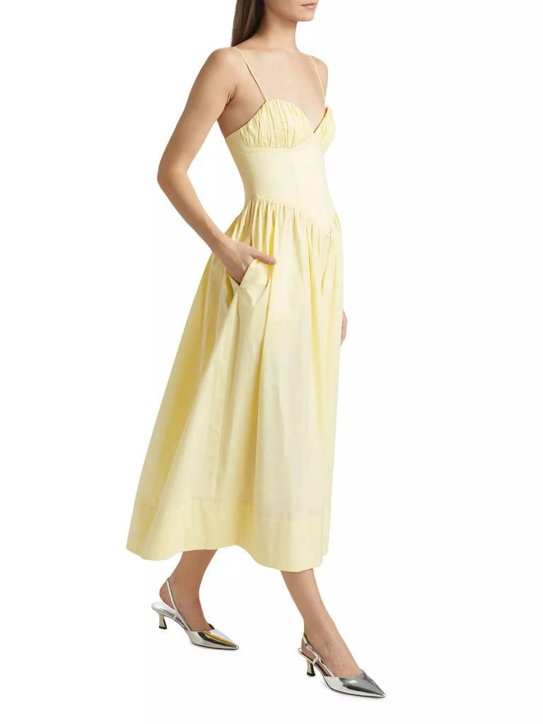 Ronny Kobo Carmine Cotton Fit & Flare Midi-Dress 2
