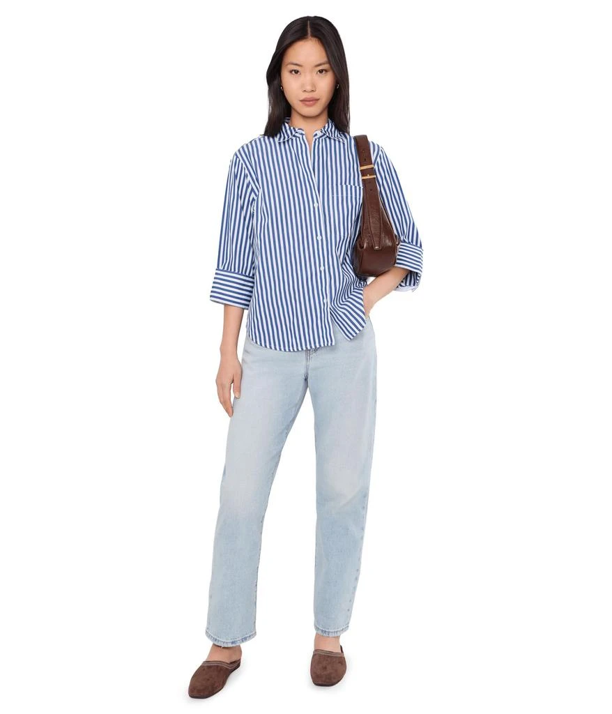 Madewell The Signature Y-Neck Shirt in Poplin 2