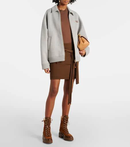 Aquazzura Very Cortina suede lace-up boots 3