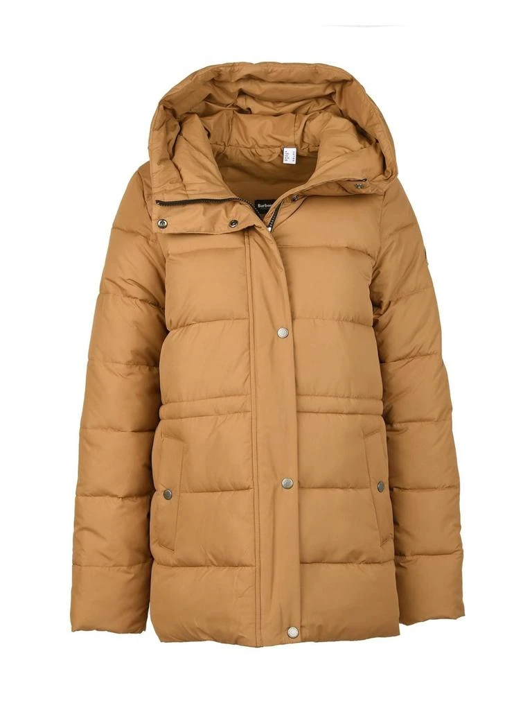 Barbour LITTLEBURY HOODED BAFFLE QUILTED JACKET 1