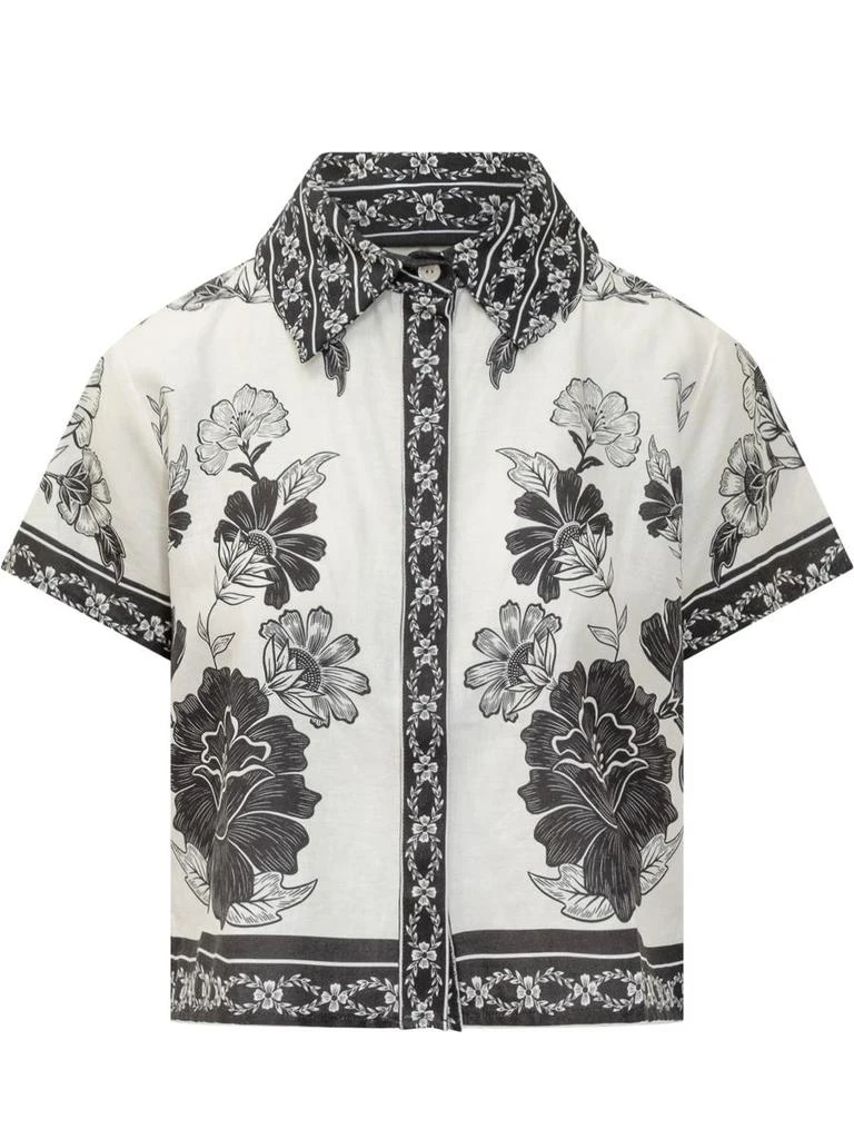 Farm Rio Farm Rio Flower Leopards Shirt 1