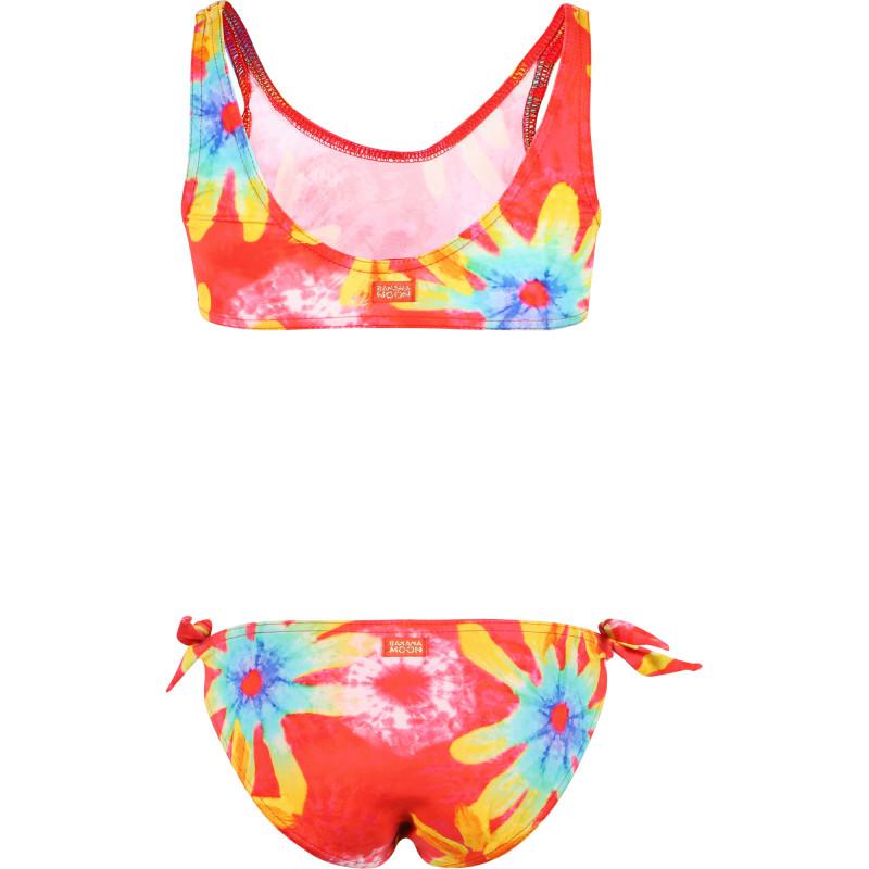 BANANA MOON Tie dye flowers bikini in red