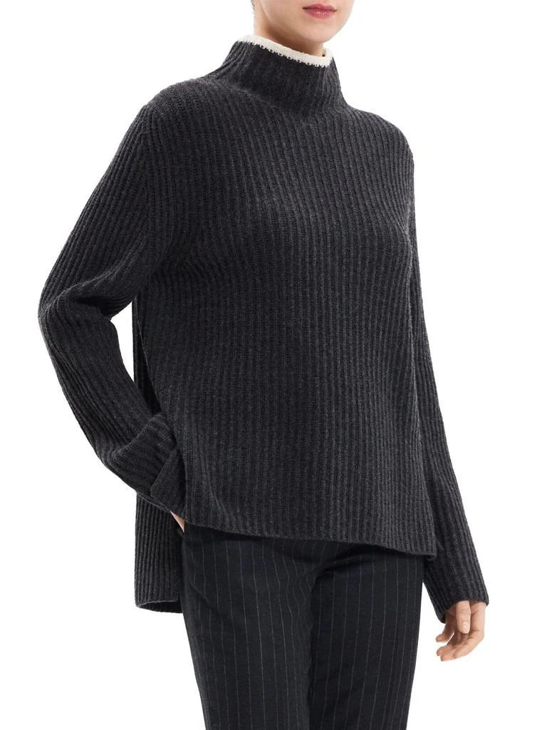 Theory Karenia Ribbed Wool &amp; Cashmere Sweater 3