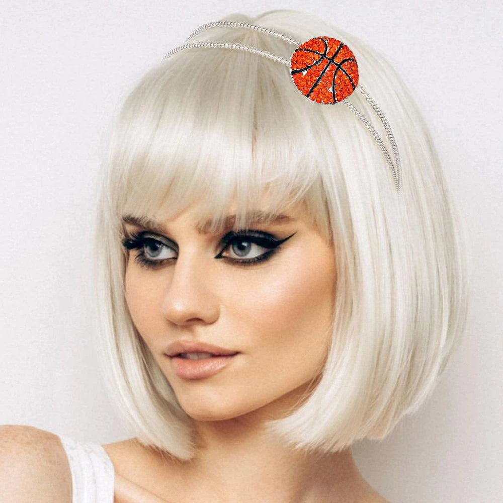 FASHNZFAB Crystal Pave Basketball Game Headband 1