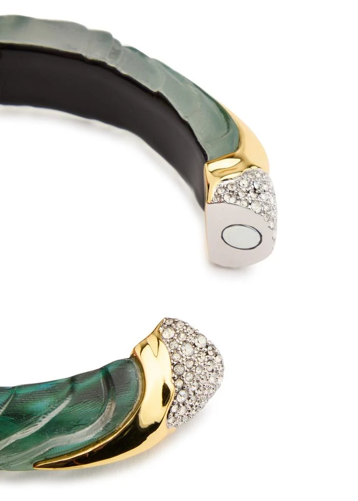 Alexis Bittar Madera 14kt gold-plated and Lucite bracelet 4