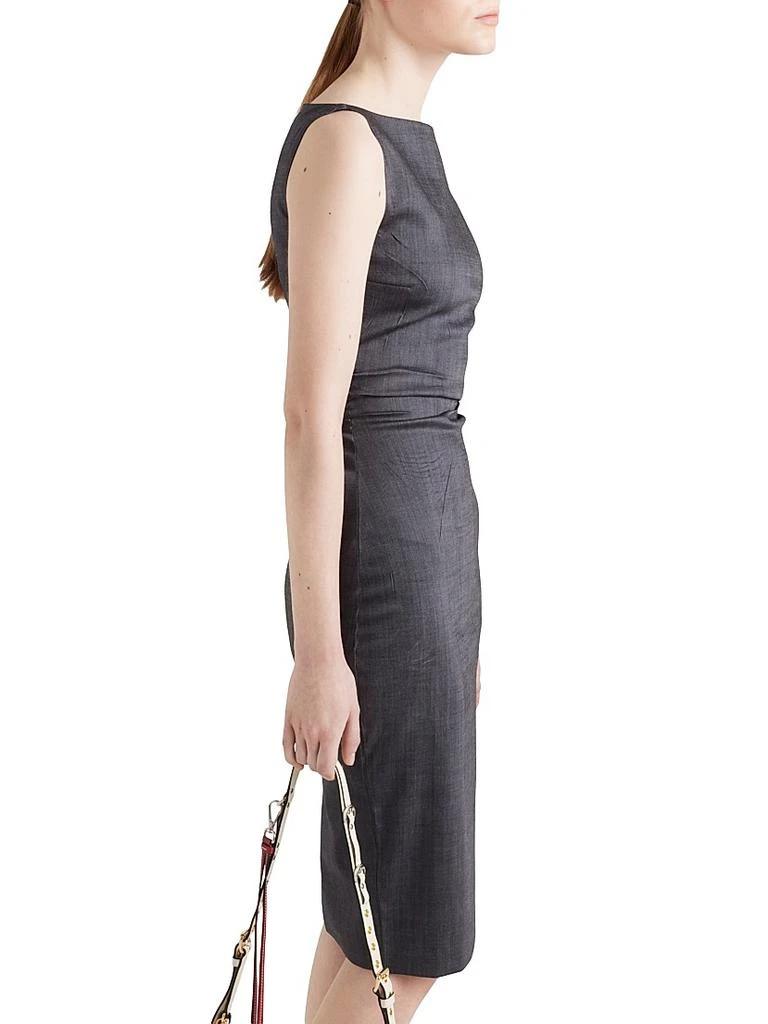 prada grey dress Prada: Women's Shetland Wool Dress (Slate Grey)