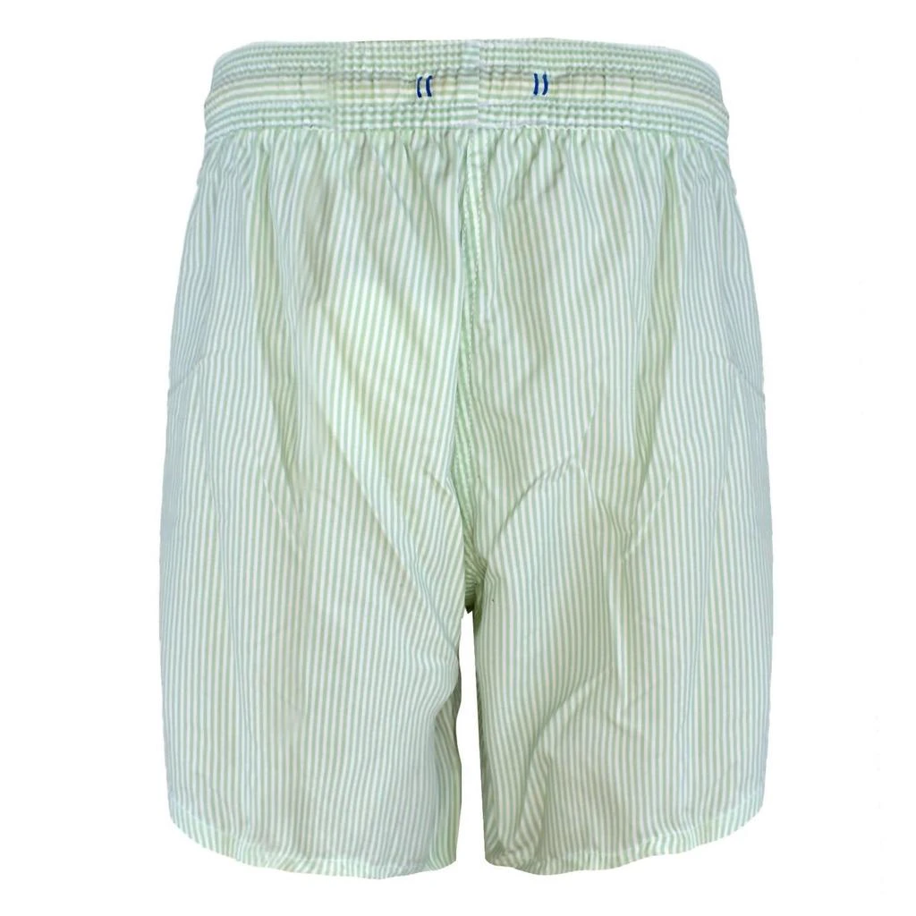 Solid 
Striped Men The Classic Drawstrings Swim Short Trunks 2