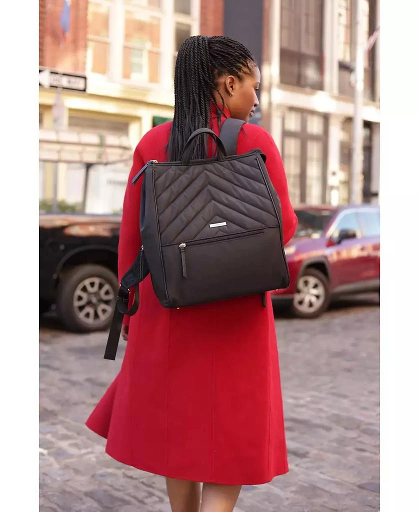 MinkeeBlue Convertible Organizational Amber Backpack with Lunch Bag 7