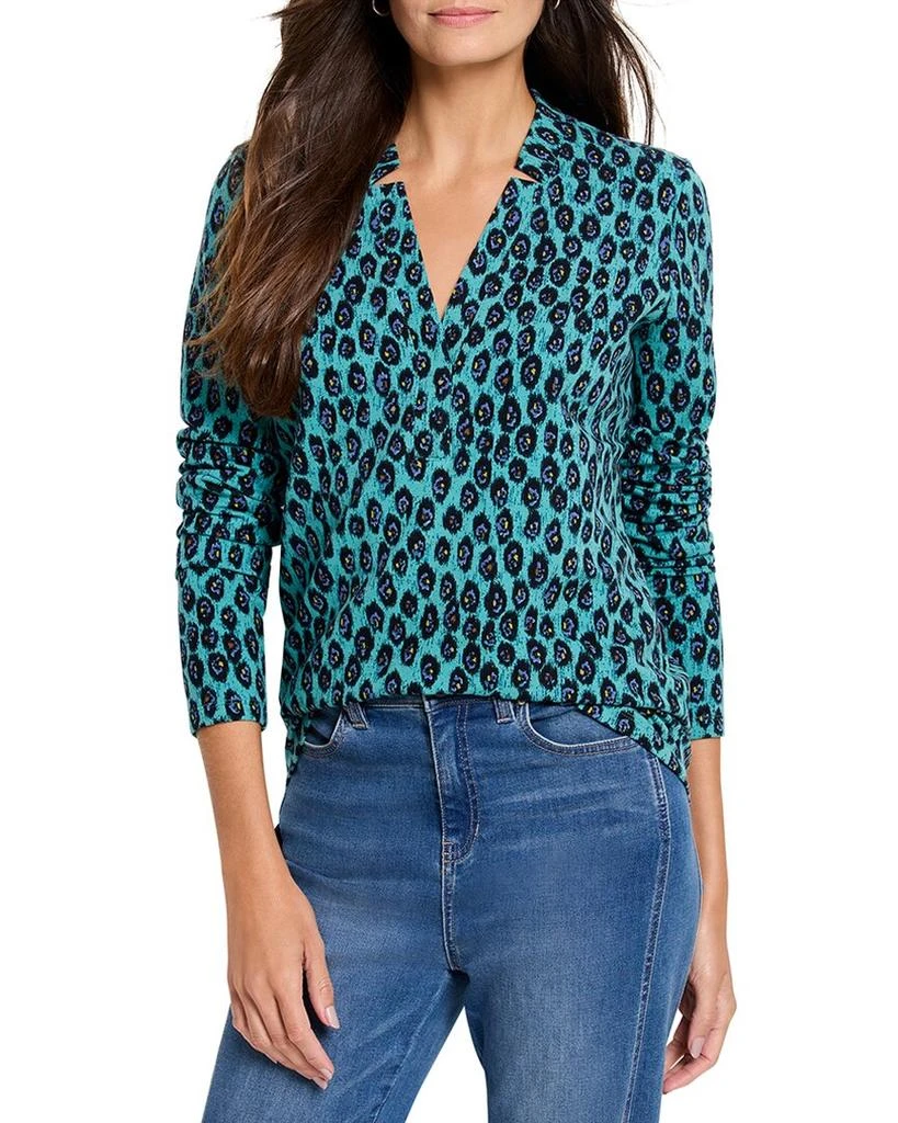 NIC+ZOE NIC+ZOE Pebble Blues Top 1
