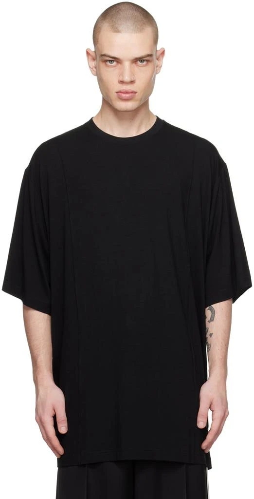 Peter Do Black Oversized Creased T-Shirt 1