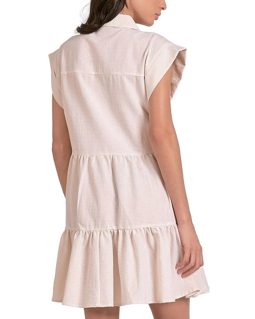 Elan Seersucker Shirt Dress 2