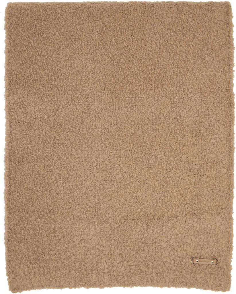 Max Mara Tan Calabra Scarf 1