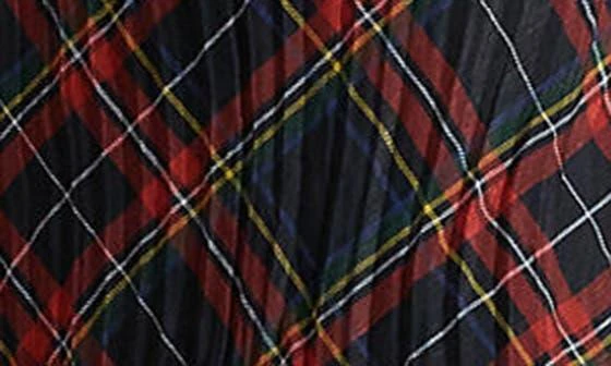 Ralph Lauren Plaid Shiny Lamé Slipdress 5