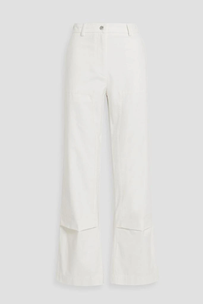 Jil Sander Cotton-twill straight-leg pants 1