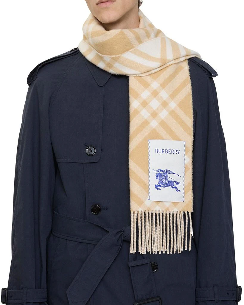 Burberry Check Cashmere Scarf 7