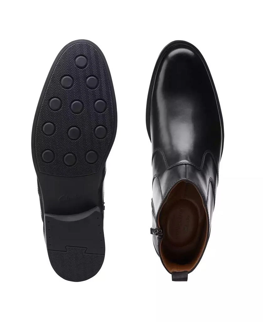 Clarks Men's Whiddon Leather Zip Boot 5