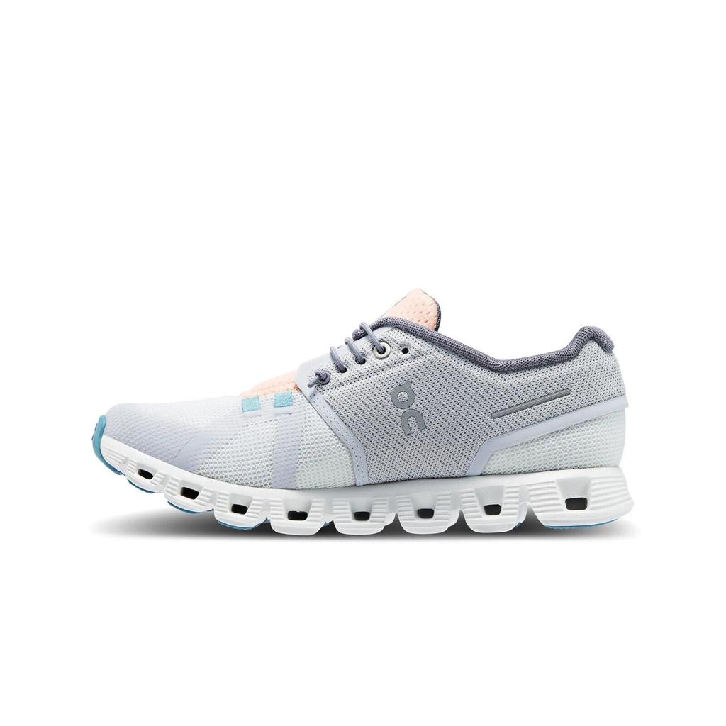 On On Cloud 5 Push 69.98353 Sneaker Women's Glacier Undyed White Running Shoes