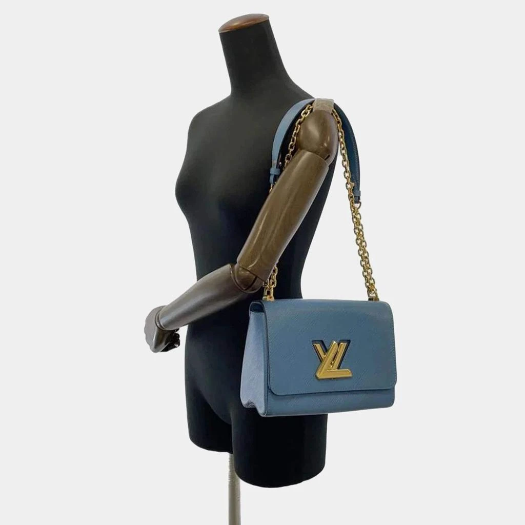 Louis Vuitton Louis Vuitton Blue Epi Leather Twist MM Shoulder Bag 2