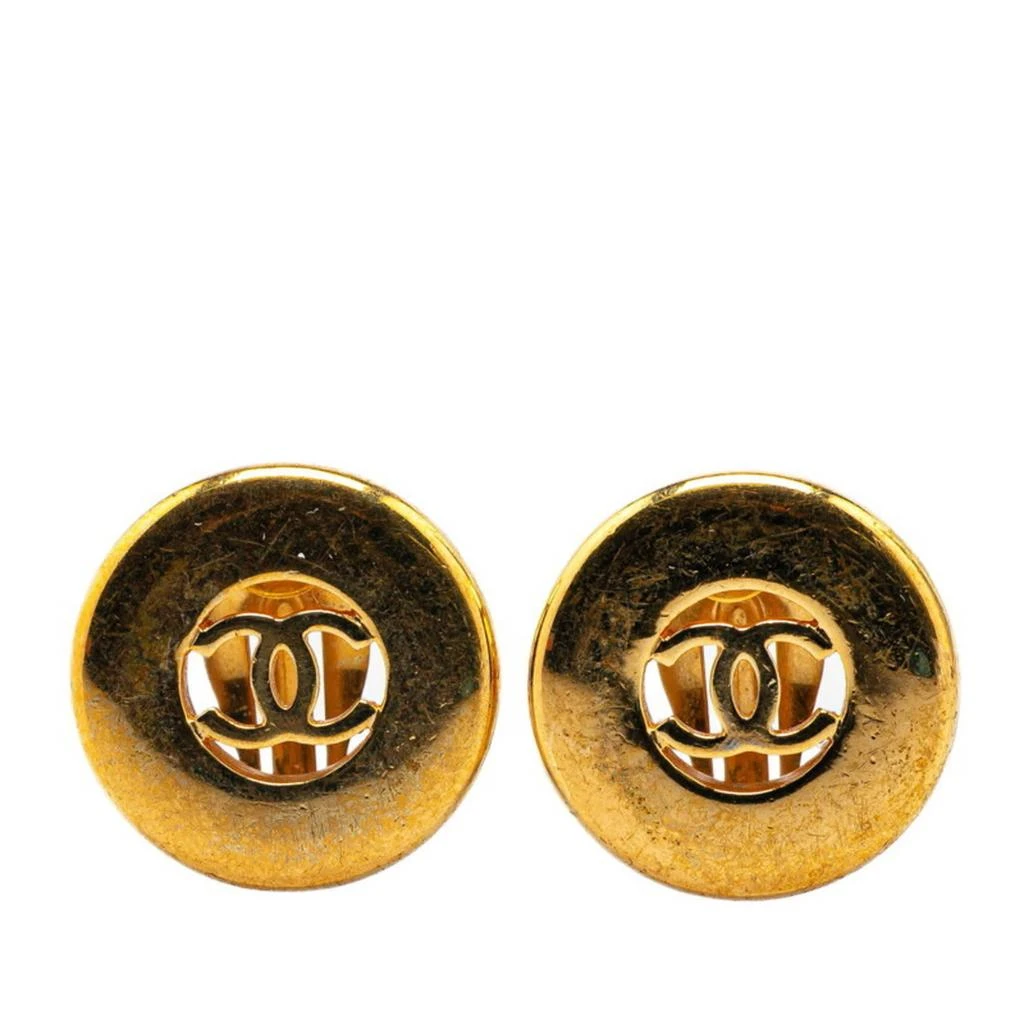 Chanel Plating Clip Earrings (Pre-Owned)