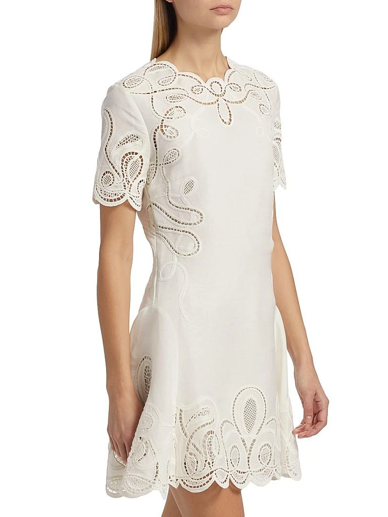 SIMKHAI Morrigan Linen-Blend Minidress 4