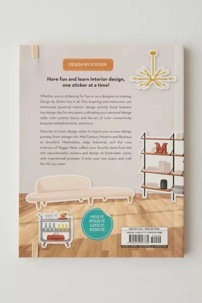 Urban Outfitters Design By Sticker: An Interior Design Sticker Book For Every Style By Tracy Metro 6