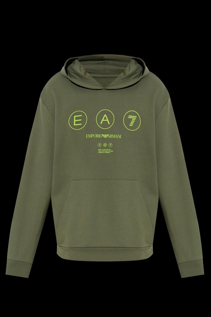 EA7 EMPORIO ARMANI Ea7 Emporio Armani Logo Printed Hoodie