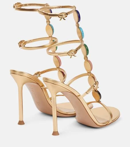 Gianvito Rossi Shanti embellished leather sandals 3
