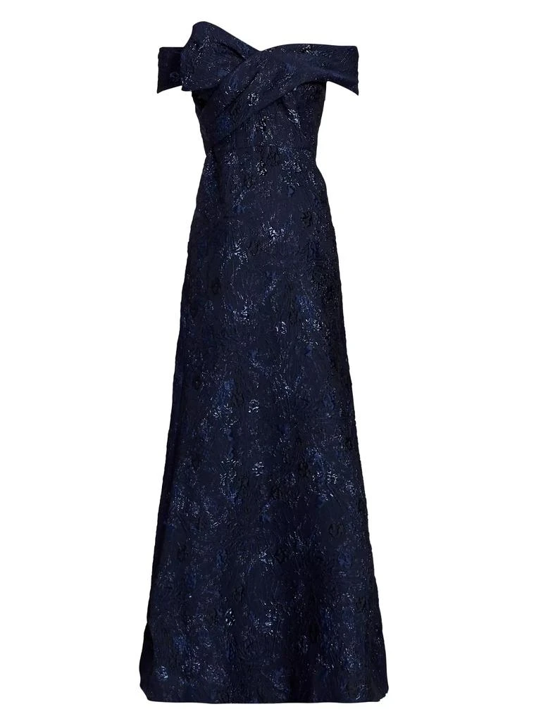 Teri Jon Off-The-Shoulder Gown 1