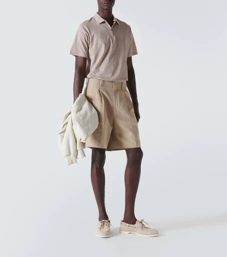John Lobb Foil suede boat shoes 2