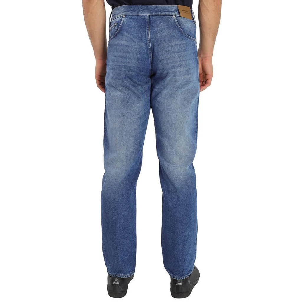 Burberry Burberry Mens Relaxed Fit Reconstructed Denim Jeans, Waist Size 32R 3