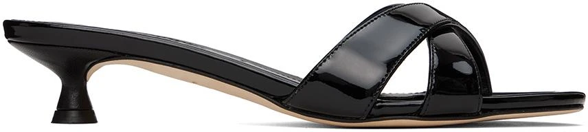 AEYDE Black Stina Heeled Sandals 1