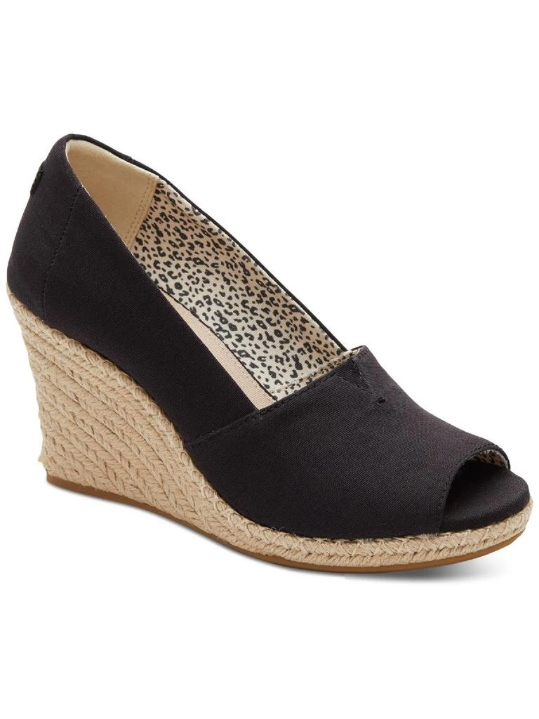TOMS Michelle Womens Canvas Slip On Espadrilles 4