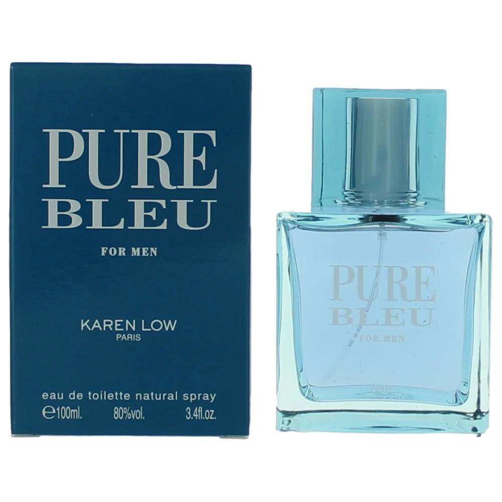 KAREN LOW Pure Bleu by , 3.4 oz Eau De Toilette Spray for Men 1