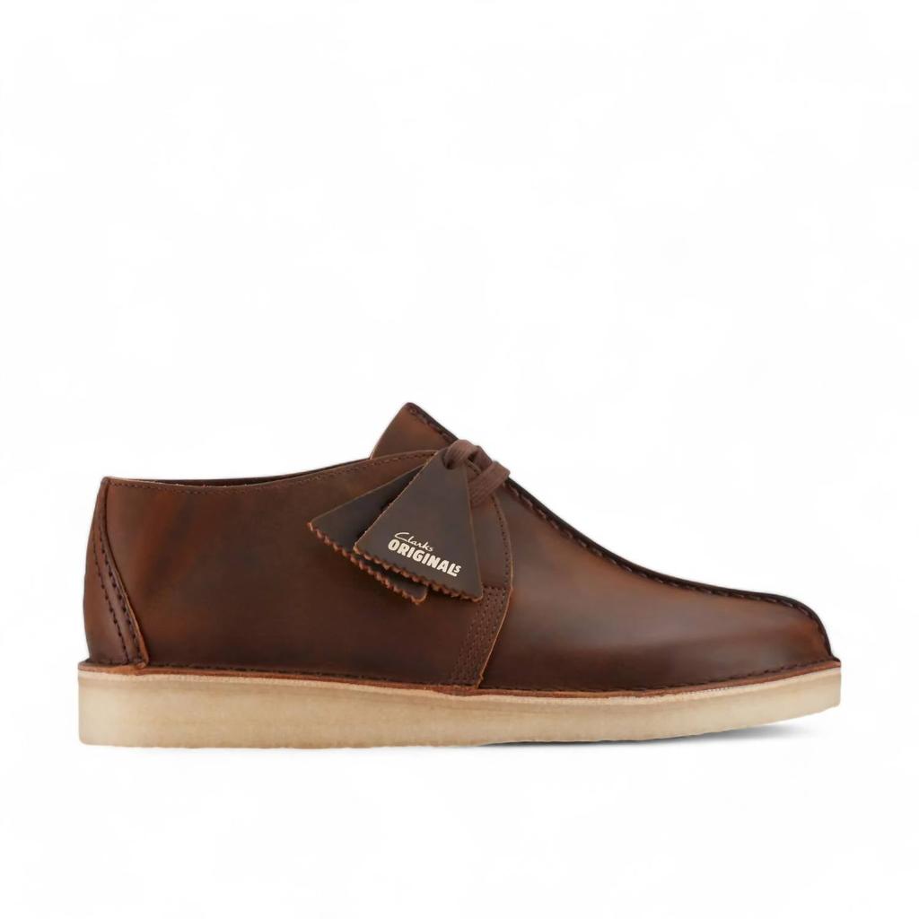 Clarks Men's Desert Trek Moccasin Shoes In Beeswax