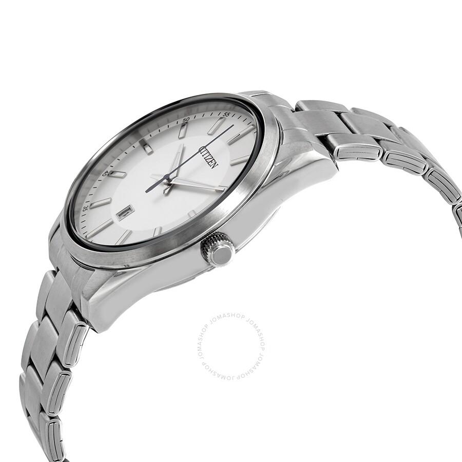 Citizen Quartz Silver Dial Stainless Steel Men's Watch BI1030-53A